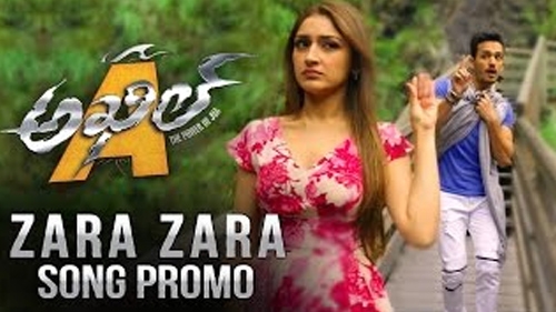 zara zara song promo akhil movie