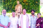 ANR 100th Birthday latest updates, ANR Statue, anr statue inaugurated, M venkaiah naidu