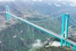 Huajiang Grand Canyon Bridge pictures, Huajiang Grand Canyon Bridge, china cuts travel of 2 hours to 2 mins with highest bridge, Science