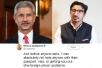 jaishankar, foreign minister Subrahmanyam jaishankar, new foreign minister s son dhruva jaishankar says he can t help with passport woes in cheeky tweet, Parenthood
