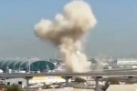 , , explosions heard in dubai airport again, Are