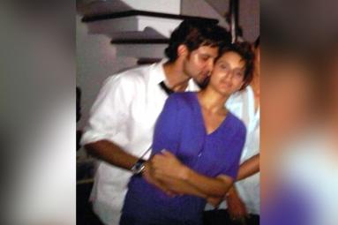 Pic shows Hrithik, Kangana being intimate