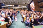 international yoga day 2019 venue, world yoga day 2019, international day of yoga 2019 indoor yoga session held at un general assembly, Chinese media