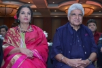 lit conference javed, shabana azmi cancels visit, javed akhtar and shabana azmi cancelled their visit to literary conference in karachi, Shabana azmi