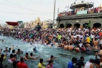 pravasi bharatiya divas, kumbh mela 2019 in hindi, kumbh mela 2019 indian diaspora takes dip in holy water at sangam, Kumbh mela