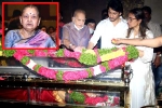 Indira Devi news, Indira Devi updates, mahesh babu s mother indira devi laid to rest, Superstar krishna
