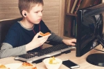 children, children using internet, more internet time soars junk food request by kids study, Autism