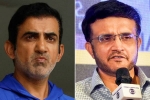 Sourav Ganguly and Gautam Gambhir about Team India, Team India, sourav ganguly sends clear warning to gautam gambhir, New