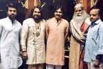 Pawan Kalyan in Sye Raa sets, Amitabh Bachchan, pawan kalyan pays visit to sets of sye raa, Bollywood megastar