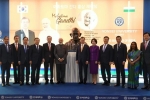 modi on thougts ideals, mahatma gandhi bust unveiled, thoughts and ideals of gandhi have power to overcome menace of terrorism climate change pm modi, World peace modi on thougts ideals, mahatma gandhi bust unveiled, thoughts and ideals of gandhi have power to overcome menace of terrorism climate change pm modi, World peace