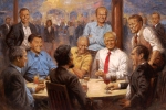 Leslie Stahl, White House, trump mocked over white house painting, Coke