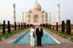 Donald Trump, Agra, president trump and the first lady s visit to taj mahal in agra, Taj mahal
