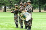 US army playing jana gana mana, Indian army, watch u s army band plays jana gana mana for indian soldiers, Military exercise