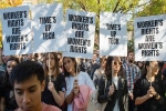 protests by google employees, google employees, google employees across the world to stage sit in protest against workplace harassment, Labour day