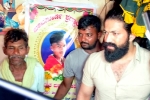 Yash fans latest, Yash, yash meets the families of his deceased fans, Karnataka