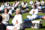 yoga, yoga celebrations all over the world, yoga day celebrations begin across the globe, International yoga