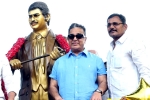 Krishna-Mahesh Babu fans, Kamal Haasan unveil Superstar Krishna statue, kamal haasan unveiled statue of superstar krishna, Ys jagan